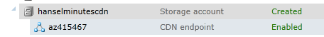 Creating a CDN Endpoint