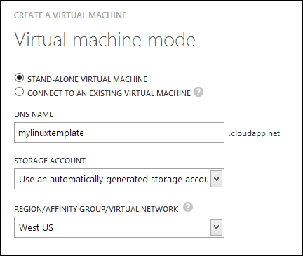 Making a Stand-Alone VM