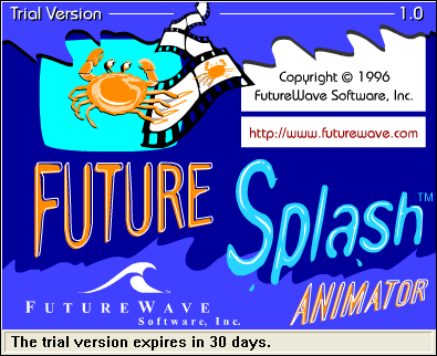 FutureSplash Animator, ahem, Splash Screen