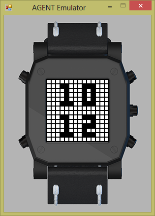 PixelFace example Watch for AGENT Smart Watch