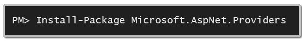 Install-Package System.Web.Providers