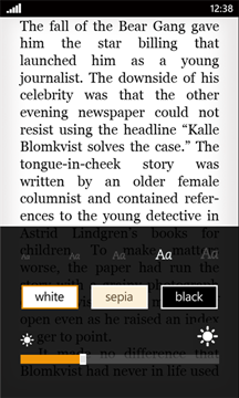 Amazon Kindle Reader on Windows Phone 7