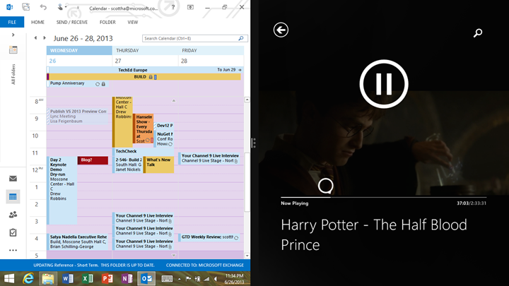 Outlook plus Harry Potter