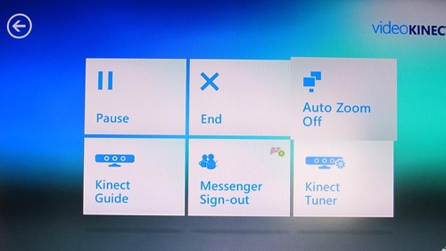 Video Kinect options