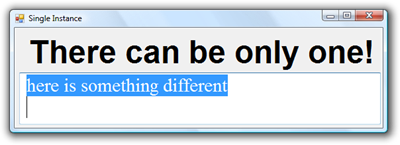 Single Instance (2)