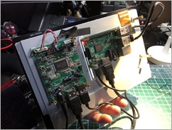 Sunfounder Controller board AND Raspberry Pi Mounted to the 10.1" Touchscreen