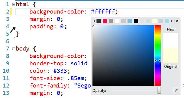 css color picker