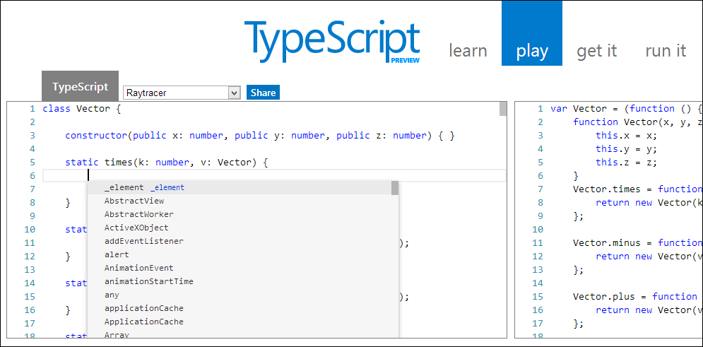 Typescript Playground