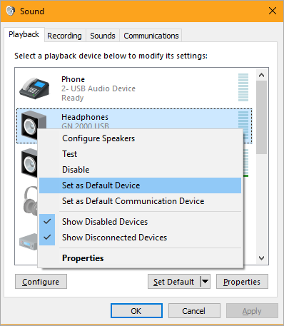 audioswitcher says my speakers are disabled